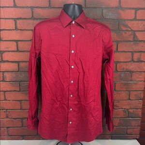 Kenneth Cole Reaction | Shirts | Kenneth Cole Reaction Men Slim Dit Blue  Gray Dress Shirt | Poshmark
